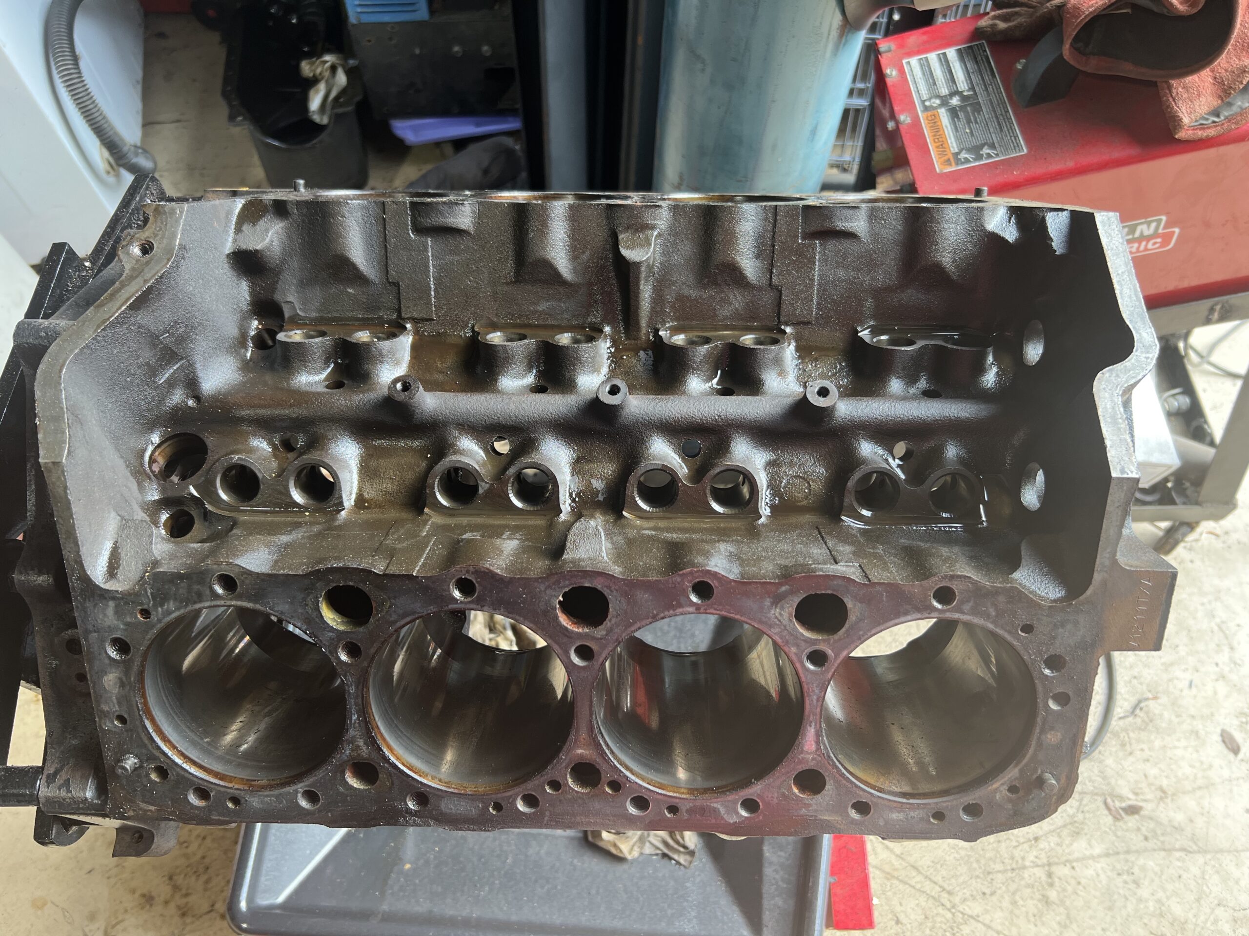 empty engine block