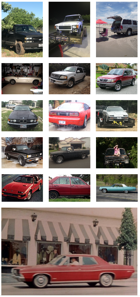 montage of junk cars